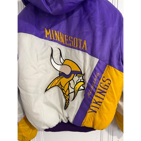 Purple and Yellow Vikings Men's Jacket - Picture 6 of 6